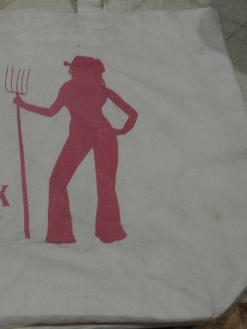 PITCHFORK PRINCESS WESTERN TOTE BAG